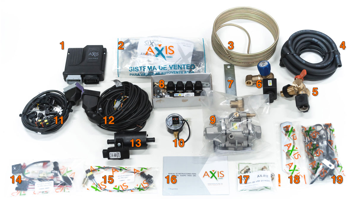 Kit de conversión GNC de 5ta generación